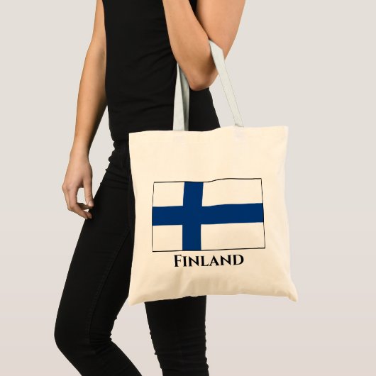Tote Bag Drapeau finlandais (Devant (produit))