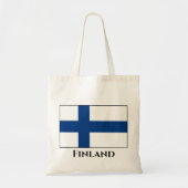 Tote Bag Drapeau finlandais (Devant)