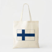 Tote Bag Drapeau Finlande (Devant)