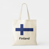 Tote Bag Drapeau Finlande (Dos)