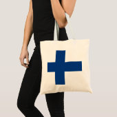 Tote Bag Drapeau Finlande (Devant (produit))
