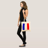 Tote Bag Drapeau français (Devant (modèle))