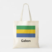 Tote Bag Drapeau Gabon (Dos)