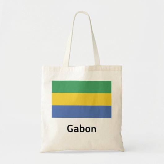 Tote Bag Drapeau Gabon (Devant)