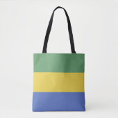 Tote Bag Drapeau Gabon (Devant)