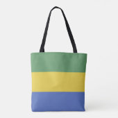Tote Bag Drapeau Gabon (Dos)