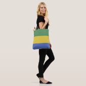 Tote Bag Drapeau Gabon (Sur le modèle)