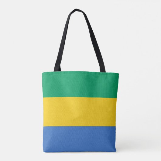 Tote Bag Drapeau Gabon (Dos)