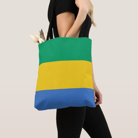 Tote Bag Drapeau Gabon (De près)