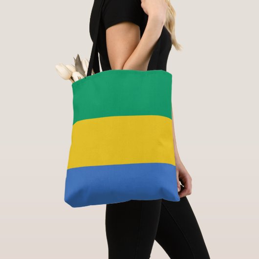 Tote Bag Drapeau Gabon (De près)