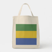 Tote Bag Drapeau Gabon (Dos)