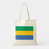 Tote Bag Drapeau gabonais (Gabon) (Dos)