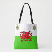 Tote Bag Drapeau gallois (Devant)