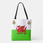 Tote Bag Drapeau gallois (Dos)