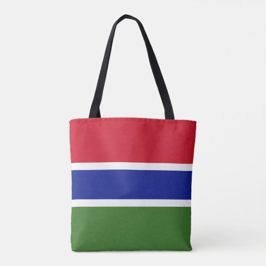 Tote Bag Drapeau Gambie (Dos)