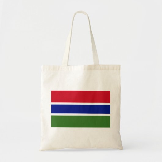 Tote Bag Drapeau Gambie (Devant)