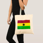 Tote Bag Drapeau Ghana (Afrique de l'Ouest) (Devant (produit))