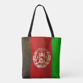 Tote Bag Drapeau grunge de l'Afghanistan (Dos)
