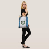 Tote Bag Drapeau grunge du Guatemala (Sur le modèle)
