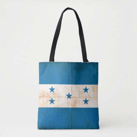 Tote Bag Drapeau grunge du Honduras (Devant)