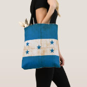 Tote Bag Drapeau grunge du Honduras (De près)