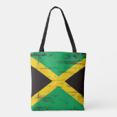 Tote Bag Drapeau grunge jamaïcain (Dos)