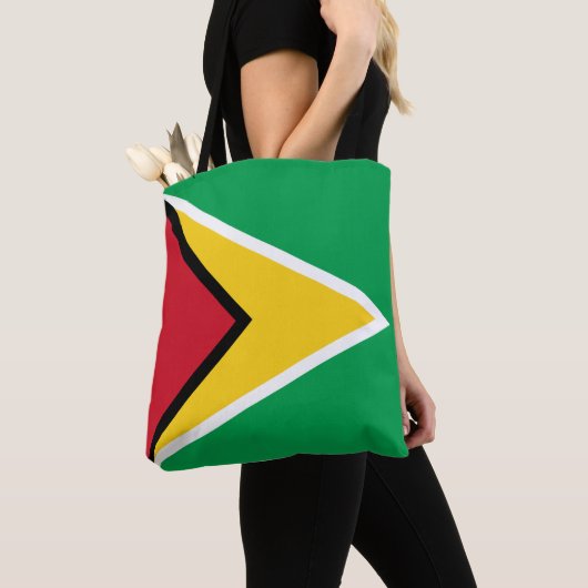 Tote Bag Drapeau Guyana (De près)