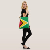 Tote Bag Drapeau Guyana (Sur le modèle)