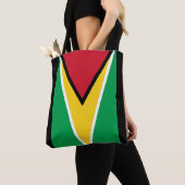 Tote Bag Drapeau Guyana (De près)