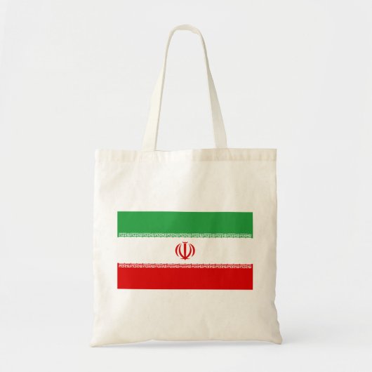 Tote Bag Drapeau iranien (Iran) (Persan) (Devant)