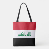 Tote Bag Drapeau Iraq (Dos)