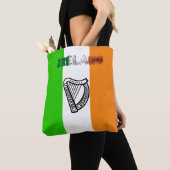 Tote Bag Drapeau irlandais (De près)
