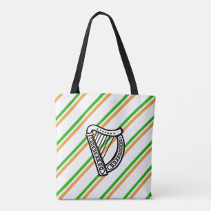 Tote Bag Drapeau irlandais de rayures