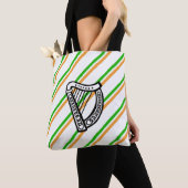 Tote Bag Drapeau irlandais de rayures (De près)