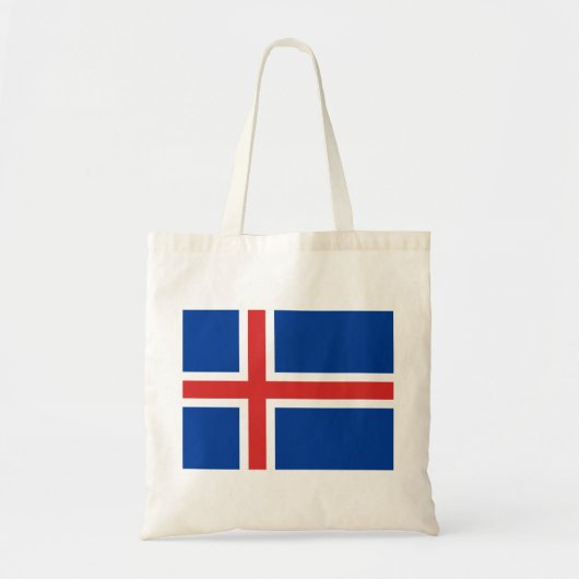 Tote Bag Drapeau islandais (Devant)