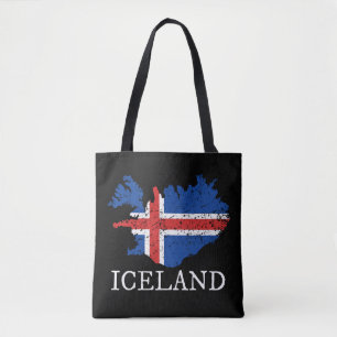 Tote Bag Drapeau Islande