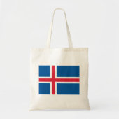 Tote Bag Drapeau Islande (Devant)