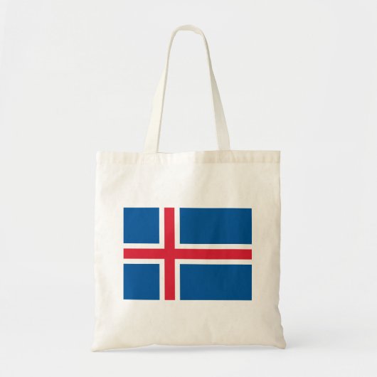 Tote Bag Drapeau Islande (Devant)
