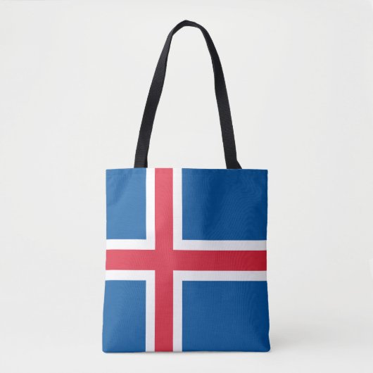 Tote Bag Drapeau Islande (Devant)