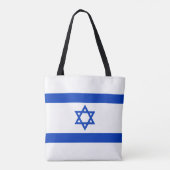 Tote Bag Drapeau Israël (Dos)