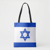 Tote Bag Drapeau Israël - Drapeau israélien - Étoile de Dav (Devant)