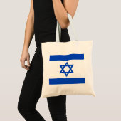 Tote Bag Drapeau Israël étoile bleue de David (Devant (produit))