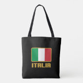 Tote Bag Drapeau Italie (Dos)