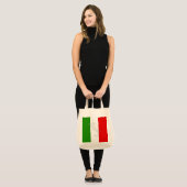 Tote Bag Drapeau italien (Devant (modèle))