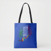 Tote Bag Drapeau italien (Devant)