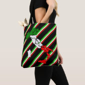 Tote Bag Drapeau italien de rayures (De près)