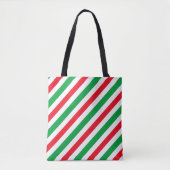 Tote Bag Drapeau italien motif (Devant)