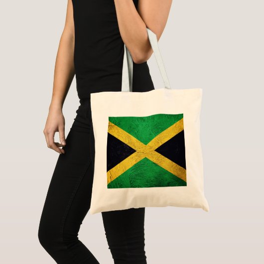 Tote Bag Drapeau jamaïcain (Devant (produit))