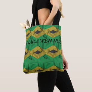 Tote Bag Drapeau jamaïcain, colibri