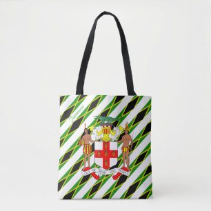 Tote Bag Drapeau jamaïcain de rayures